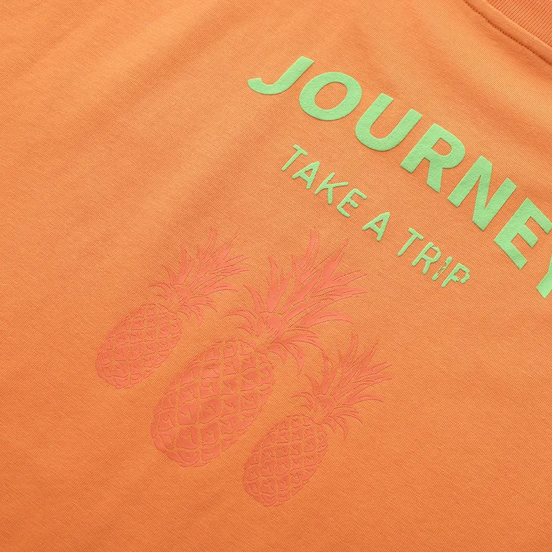 ZUO T-Shirts Men Orange Red-4