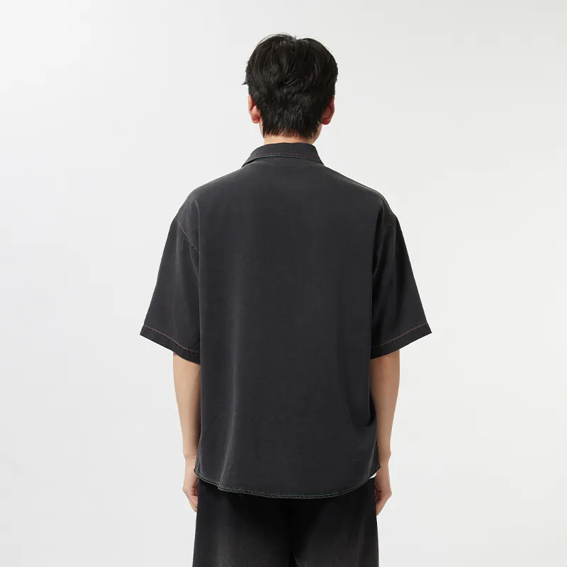 ZUO Shirts Men Dark Gray-3