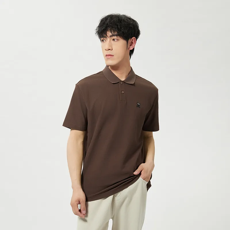 ZUO Polo Shirts Men Coffee-2