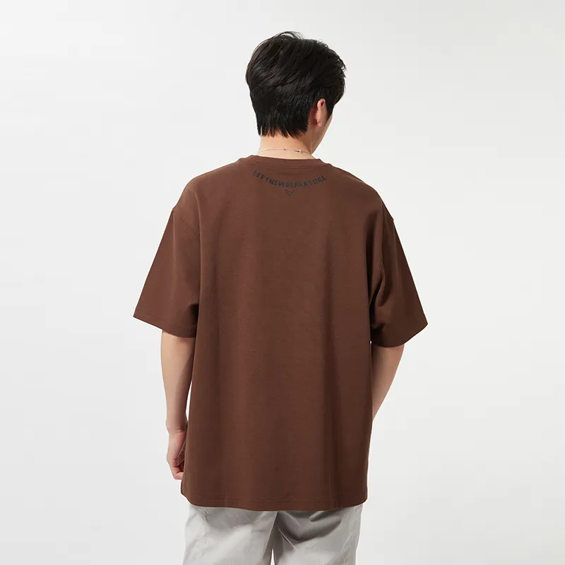 ZUO T-Shirts Men Coffee-3