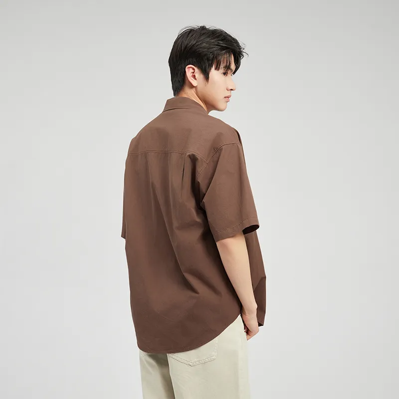 ZUO Shirts Men Yellow Earth Ochre-3