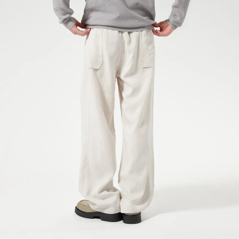 ZUO Casual Pants Men Ivory-3