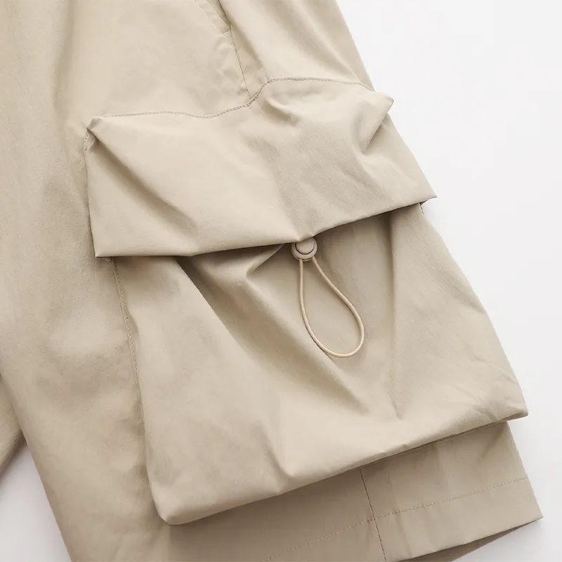 ZUO Casual Shorts Men Khaki-4