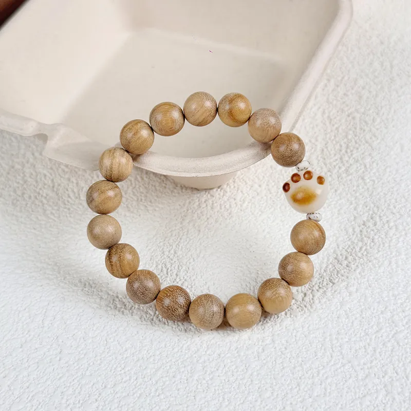 PUTUOSHANWENCHUANG Sandalwood Bracelets Unisex-6