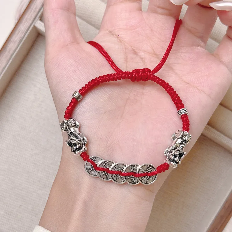 PUTUOSHANWENCHUANG Copper Bracelets Unisex-4