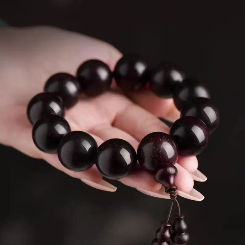 PUTUOSHANWENCHUANG Rosewood Bracelets Unisex-7