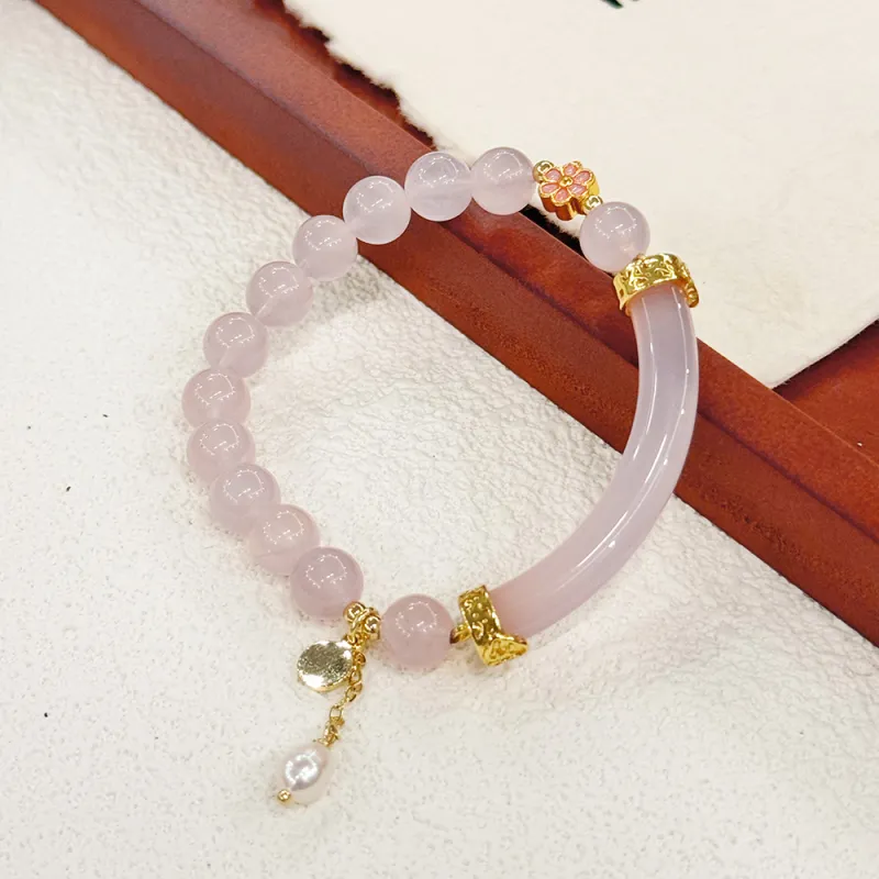 PUTUOSHANWENCHUANG Chalcedony Bracelets Women's-4