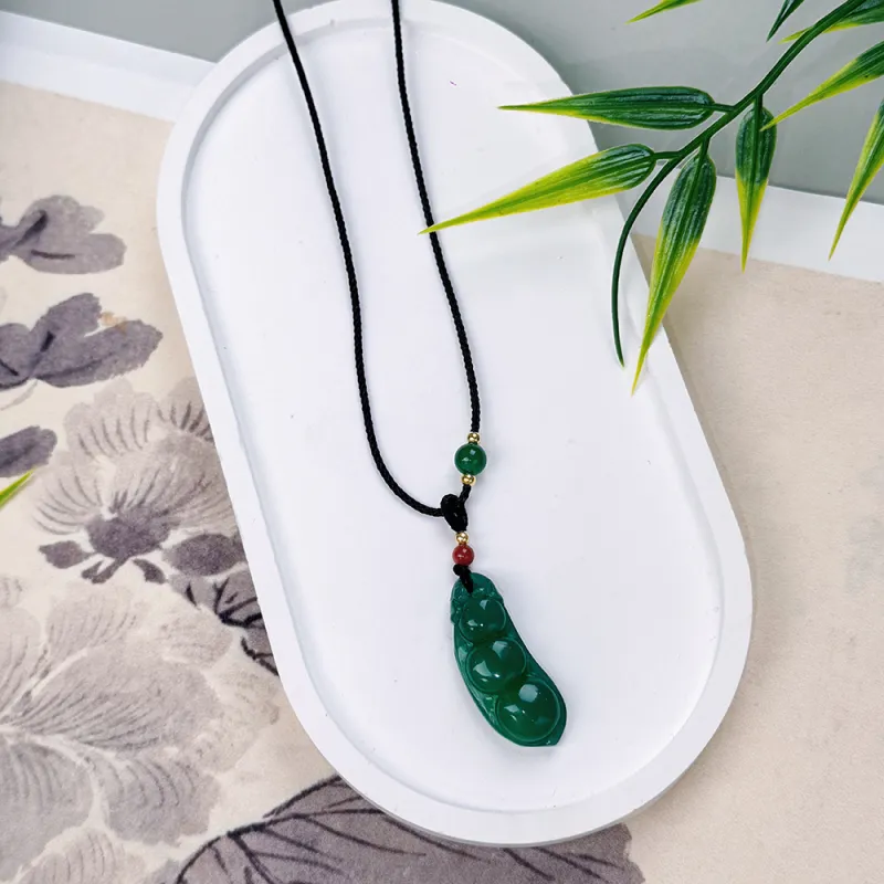 PUTUOSHANWENCHUANG Chalcedony Necklaces Unisex-4