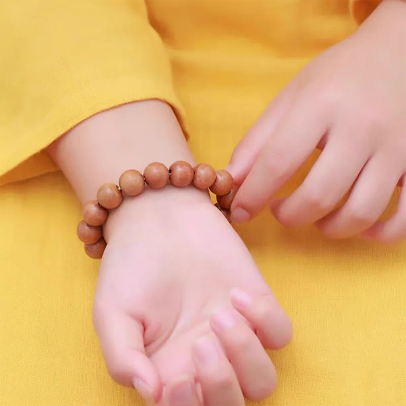 PUTUOSHANWENCHUANG Sandalwood Bracelets Unisex-17