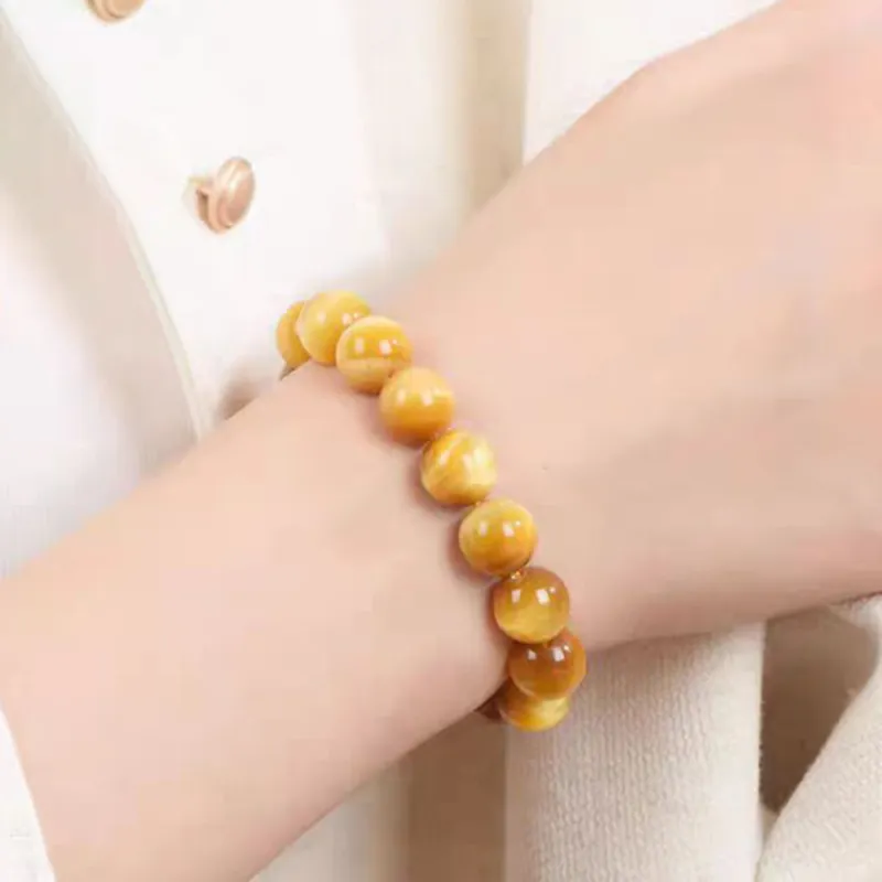 PUTUOSHANWENCHUANG Tiger's Eye Stone Bracelets Unisex-1