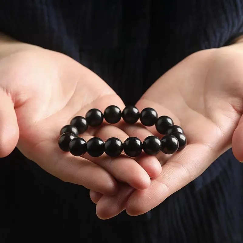PUTUOSHANWENCHUANG Sandalwood Bracelets Unisex-2