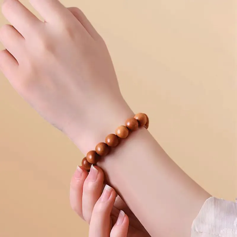 PUTUOSHANWENCHUANG Barbie Sandalwood Bracelets Unisex-3