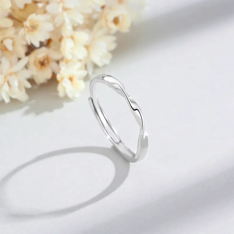 PUTUOSHANWENCHUANG S999 Fine Silver Rings Unisex-2