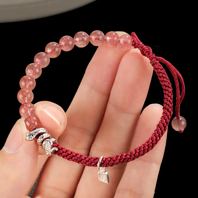 PUTUOSHANWENCHUANG Obsidian Jade Bracelets Unisex-1