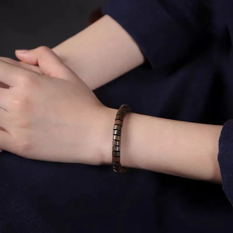 PUTUOSHANWENCHUANG Sandalwood Bracelets Unisex-4