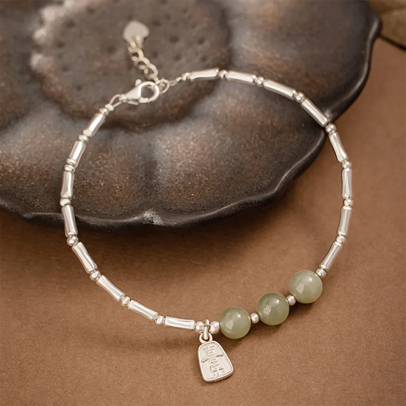 PUTUOSHANWENCHUANG Bracelets White Jade/Pale Greenish White Jade Women's-3