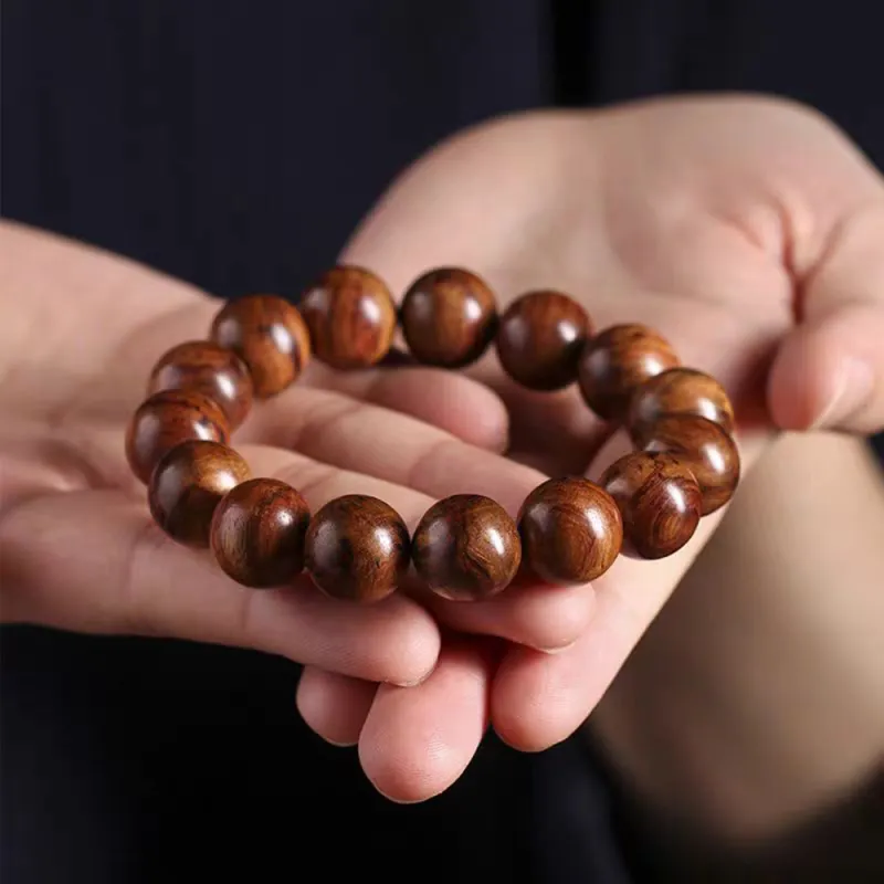PUTUOSHANWENCHUANG Sandalwood Bracelets Unisex-21