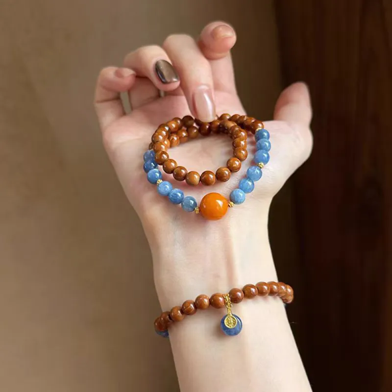 PUTUOSHANWENCHUANG Crystal Jade Bracelets Unisex-2