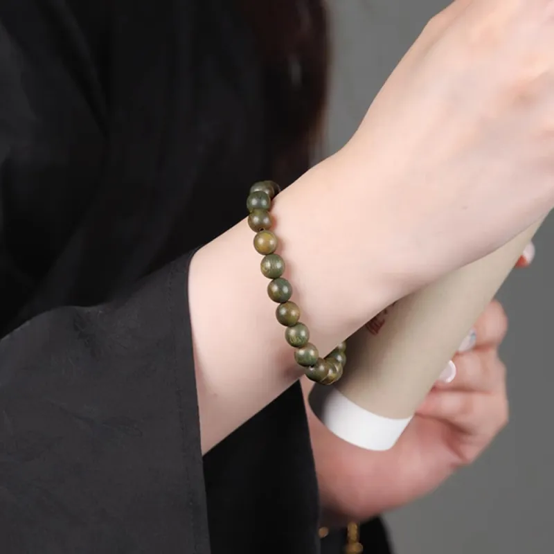 PUTUOSHANWENCHUANG Sandalwood Bracelets Unisex-7