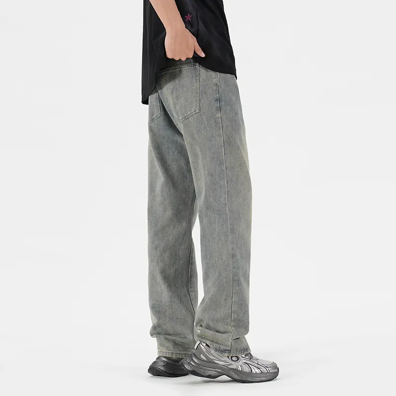 42SPACESHIP Jeans Unisex Yellow Mud-6