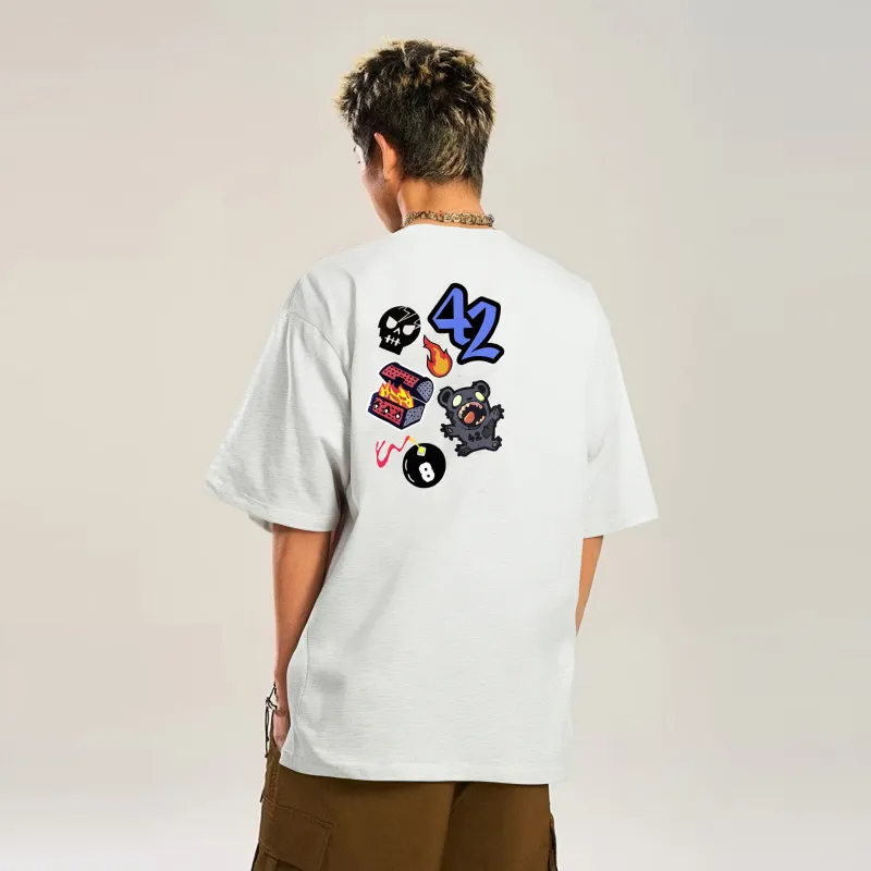 42SPACESHIP T Shirts Unisex-3