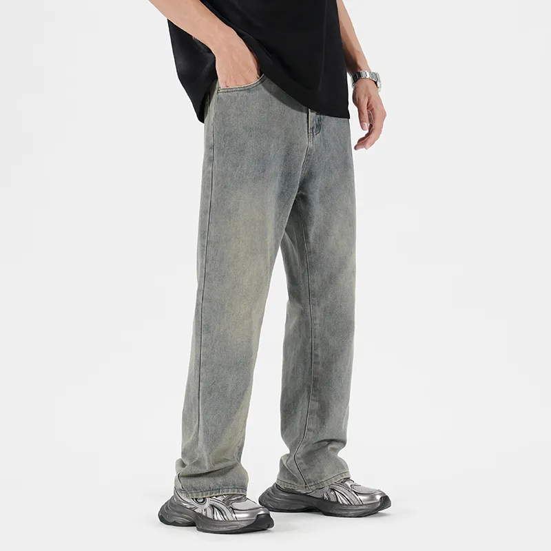 42SPACESHIP Jeans Unisex Yellow Mud-5