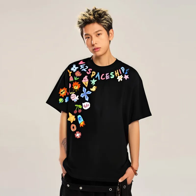 42SPACESHIP T Shirts Unisex-5