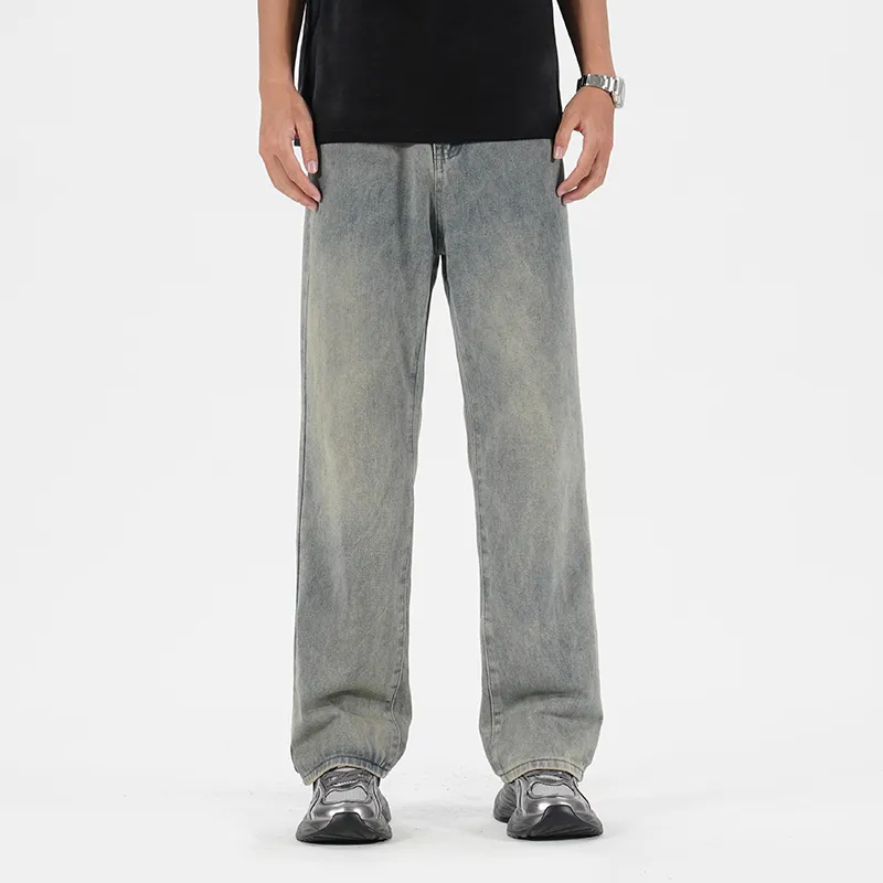 42SPACESHIP Jeans Unisex Yellow Mud-2