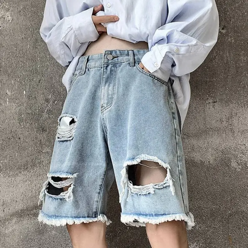 Zomuros Denim Shorts Unisex-3
