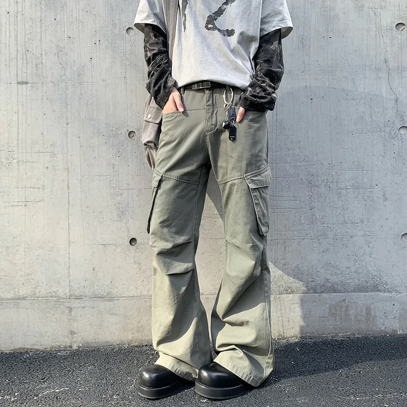 Zomuros Casual Pants Unisex Camel-2