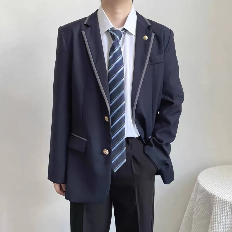 Zomuros Business Suits Unisex Navy Blue-5