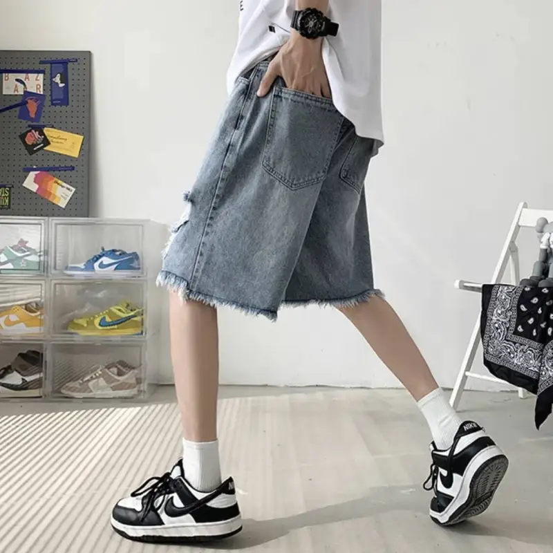 Zomuros Denim Shorts Unisex-6