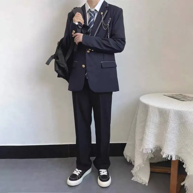 Zomuros Business Suits Unisex Navy Blue-3