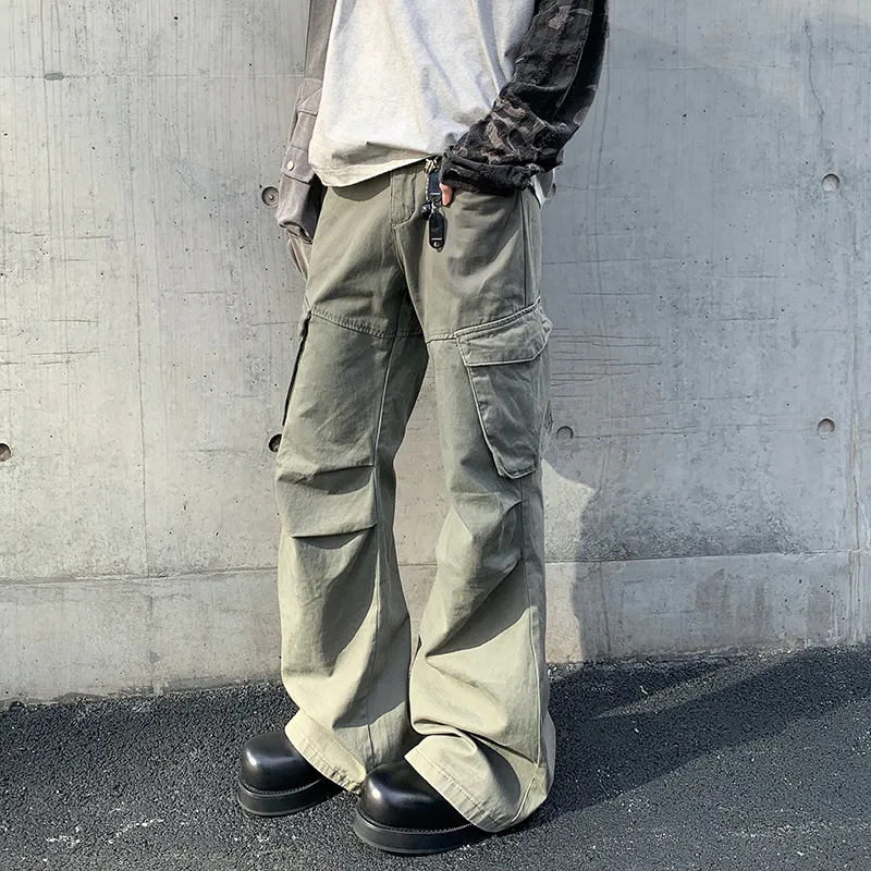 Zomuros Casual Pants Unisex Camel-1