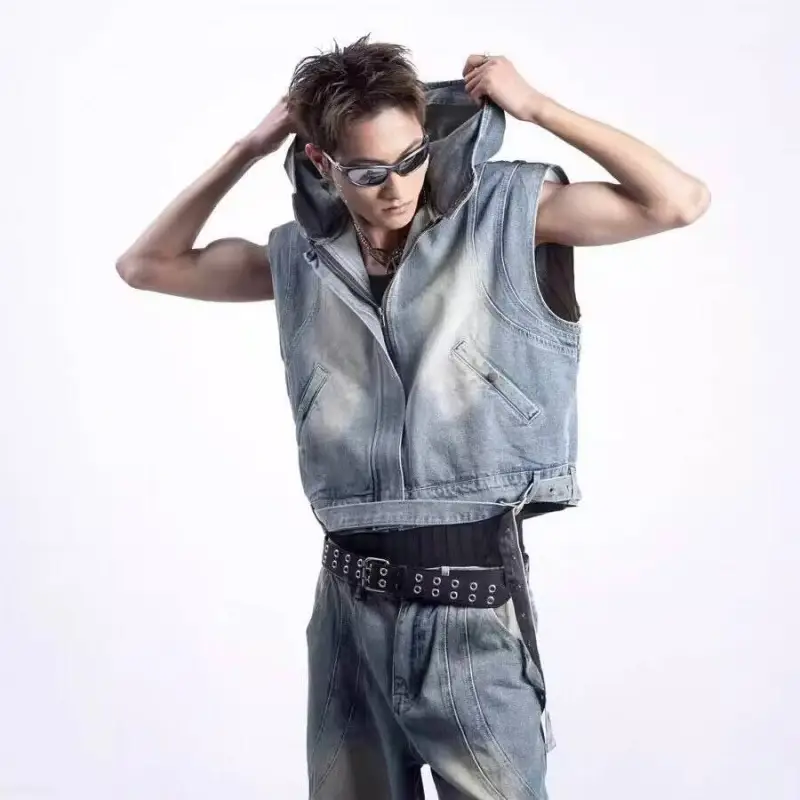 Zomuros Denim Jackets Unisex Blue-1