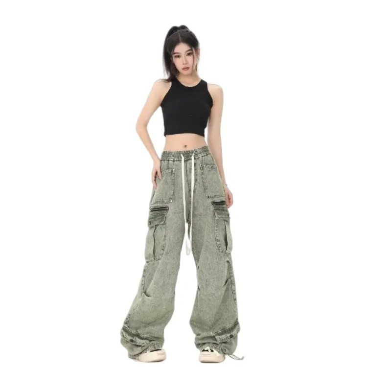 Zomuros Jeans Unisex Green-2