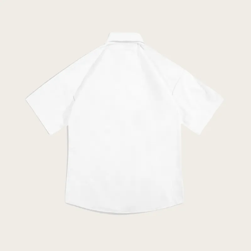 Zomuros Shirts Unisex White With Tie-3