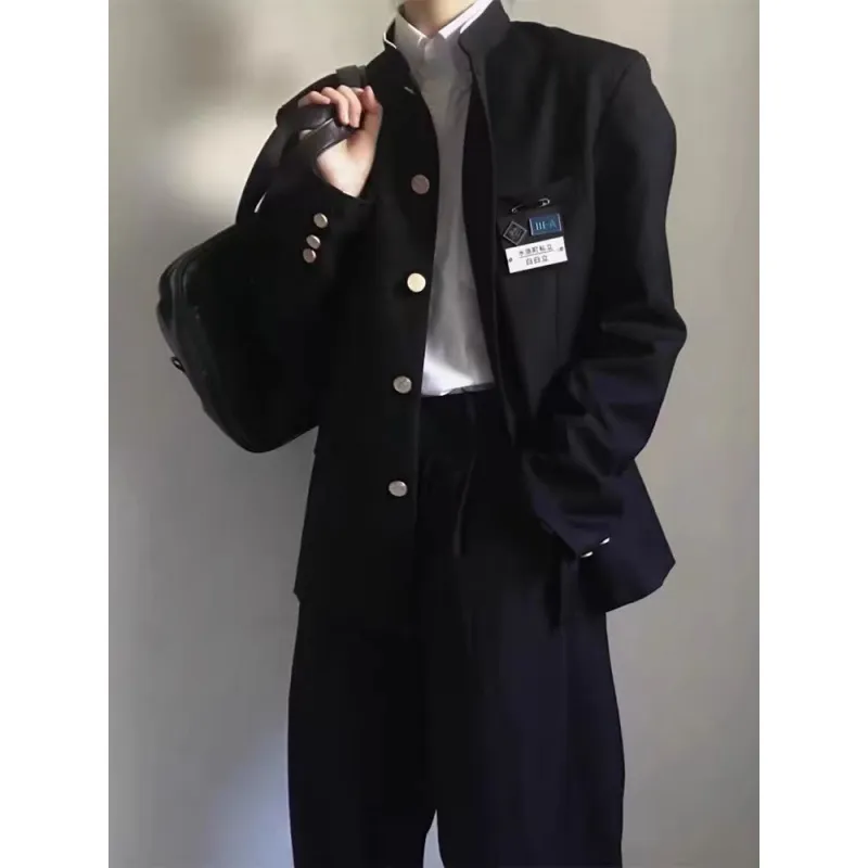 Zomuros Business Suits Unisex Black With Badge-2