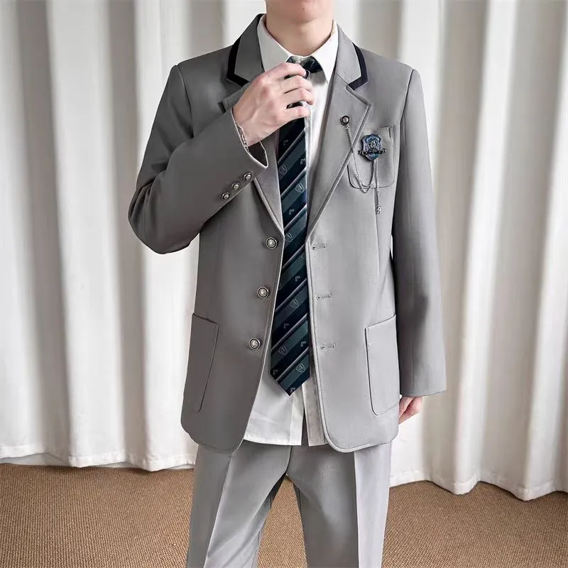 Zomuros Business Suits Unisex Gray-2