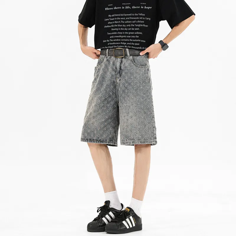 Pallsupol Denim Shorts Unisex-1
