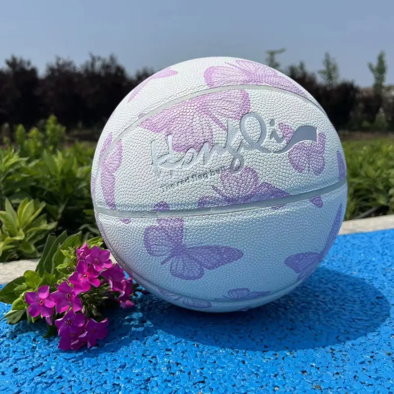 Kaikang PU Moisture Absorbing Surface Wear Resistant Slip Resistant Basketball Size 7 Ball Training Unisex-7