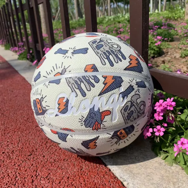 Kaikang PU Moisture Absorbing Surface Wear Resistant Slip Resistant Basketball Size 7 Ball Training Unisex-12