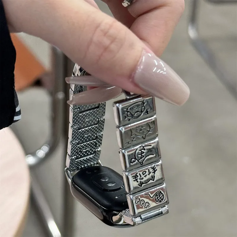 Antey Xiaomi Compatibility Watch Band 175~220mm Metal-4