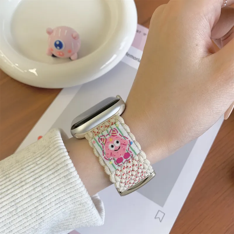 Antey Watch Band Apple Compatibility Nylon Material-4