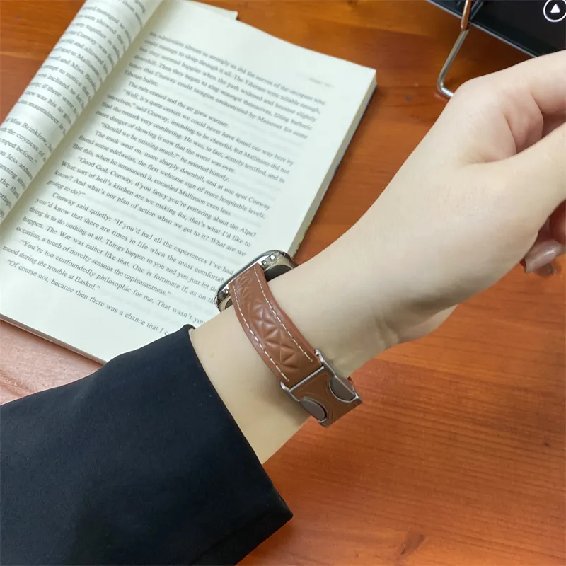 Antey Watch Band Apple Compatibility 175 220mm Genuine Leather Material-29