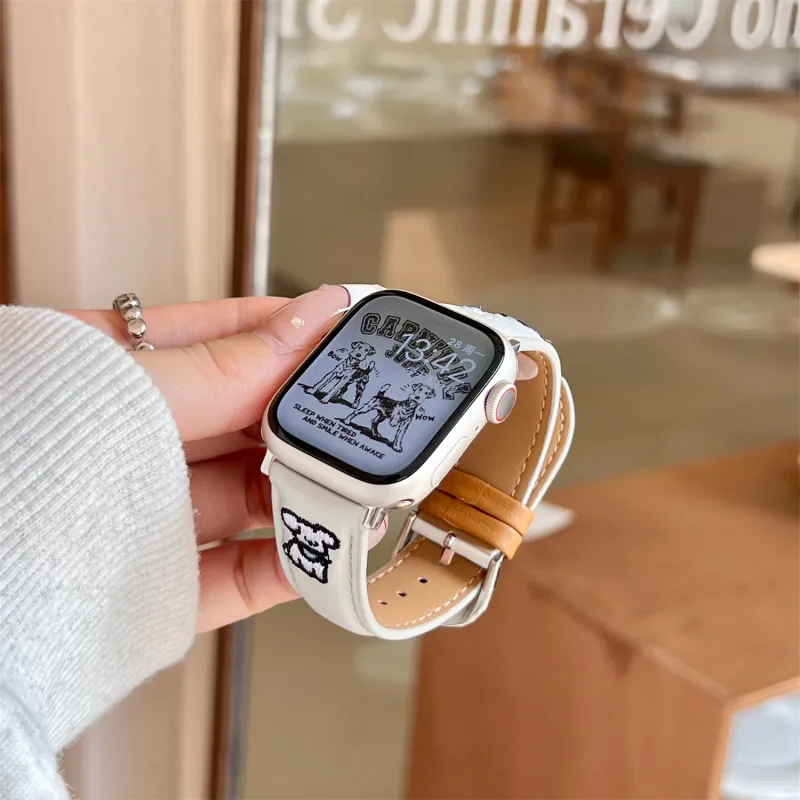 Antey Apple Compatibility Watch Band 175 220mm Leather-4