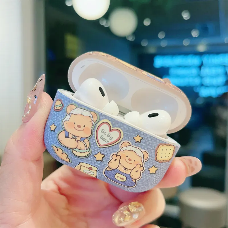 Antey Compatibility Airpods4/airpodspro2/airpods3 TPU Cute Cartoon Headphone Cases-1