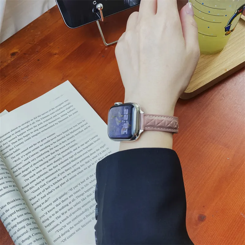 Antey Watch Band Apple Compatibility 175 220mm Genuine Leather Material-25
