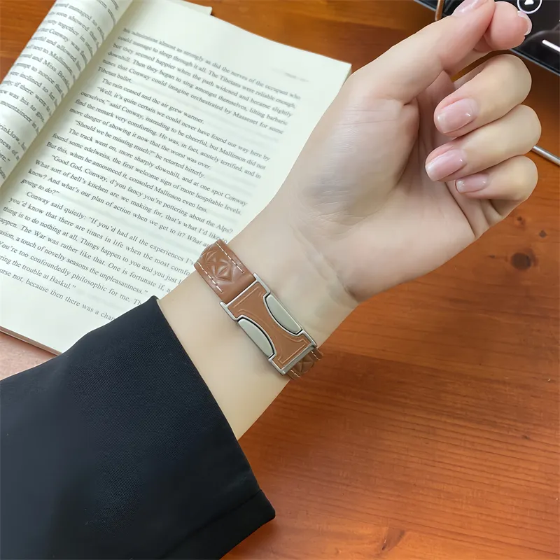 Antey Watch Band Apple Compatibility 175 220mm Genuine Leather Material-28