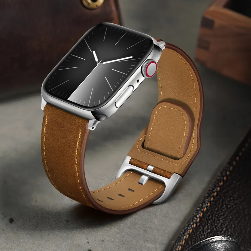 Antey Watch Band Apple Compatibility 175 220mm Genuine Leather Material-7